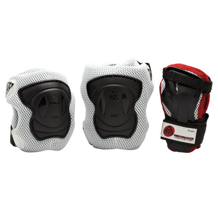 Chrániče K2 Performance pad set RED