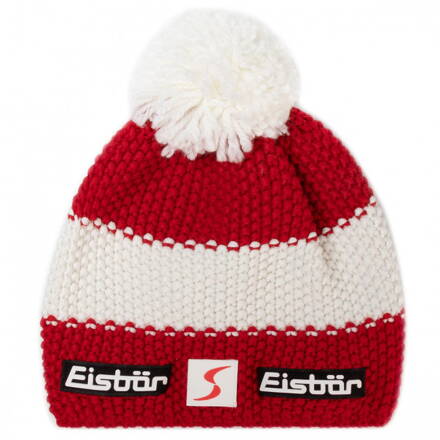 Čepice Eisbar, White/red,  dětská 