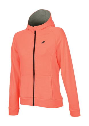 Mikina Babolat Core hood sweat,dámské, orange